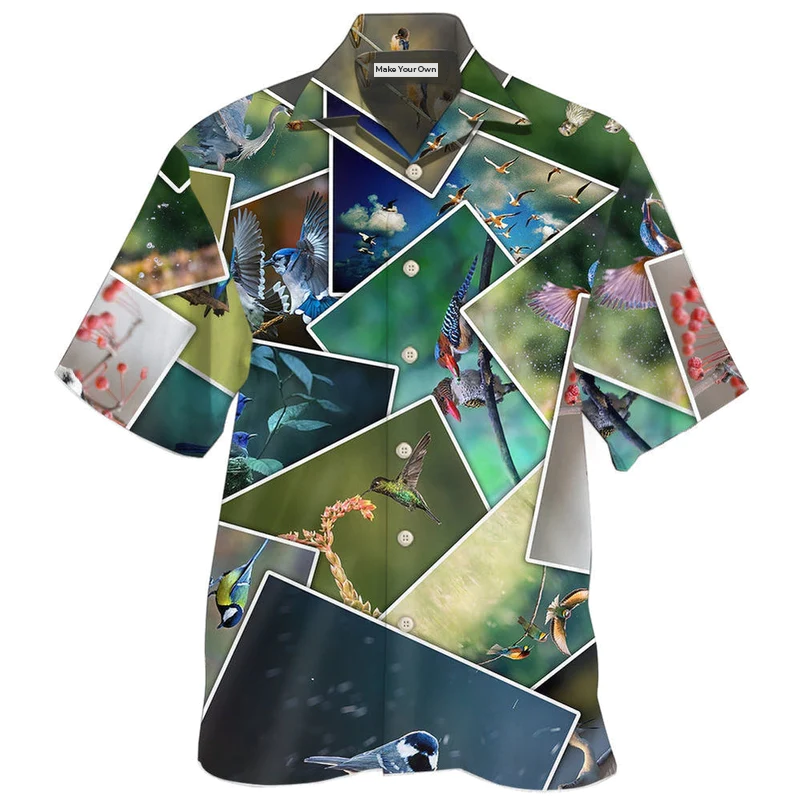 Tropical Bird Hawaiian Shirt For Coastal Trips Outdoor Events And Relaxed Summer Wear