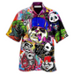 Panda Hawaiian Shirt For Coastal Adventures Summer Events And Everyday Comfort