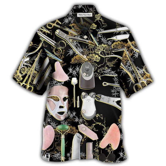 Aesthetician Amazing Hawaiian Shirt Design Detail For Sunny Adventures And Casual Wear