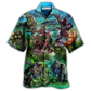 Forest Gorilla Hawaiian Shirt For Beach Vacations Casual Parties And Warm Weather Style