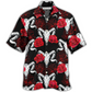 Rose Skull And Ram Hawaiian Shirt For Island Vacation Beach Days And Thoughtful Gifting