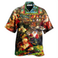 Train Christmas Santa Toys Factory Hawaiian Shirt For Beach Parties And Weekend Getaways