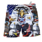Americana Beach Shorts For Coastal Adventures And Weekend Casual Style