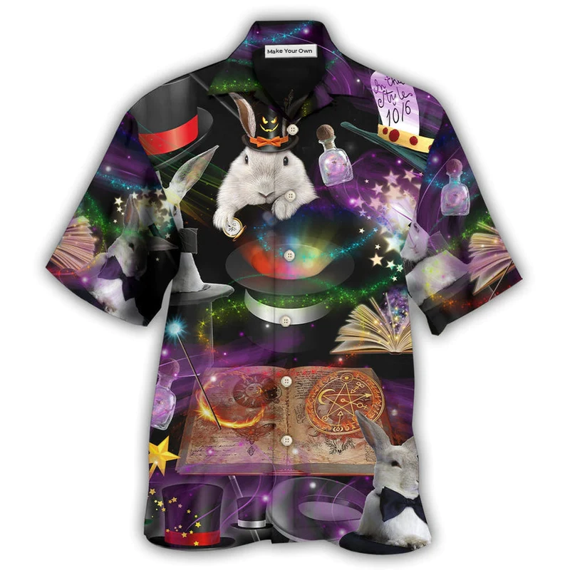 Cute Magic Hawaiian Shirt For Tropical Escapes Resort Wear And Outdoor Celebrations