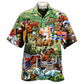 Funny Horse Hawaiian Shirt Pattern View For Lightweight Everyday Style