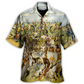 Classic Cattle Show Wild West Riders Hawaiian Shirt Resort Outfit View For Thoughtful Gifting