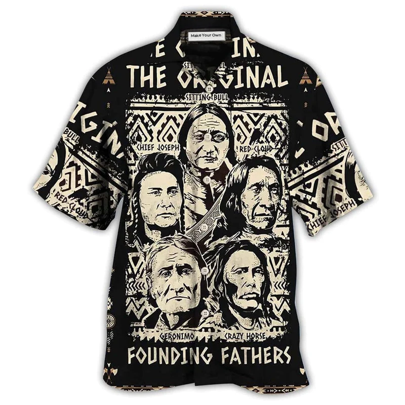 Heritage Peaceful Founding Fathers Hawaiian Shirt For Beach Parties And Weekend Getaways
