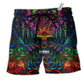 Skull Awesome So Amazing Hawaiian Print Beach Shorts For Distinctive Warm Weather Style