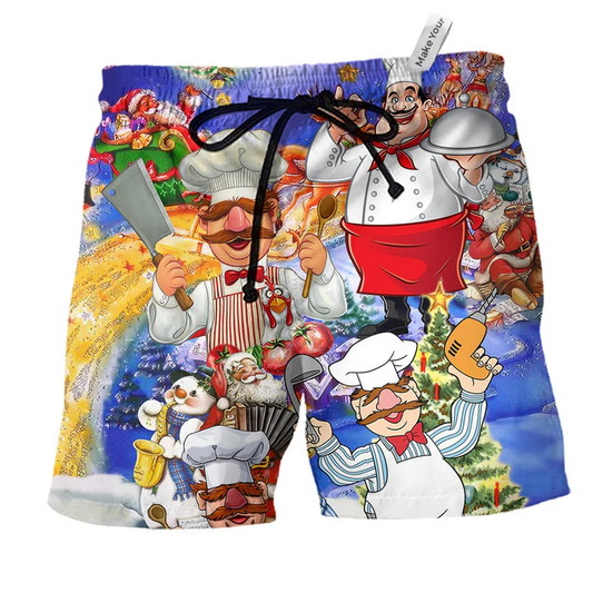 Food Grill Beach Shorts For Holiday Cruises And Easy Warm Weather Wear