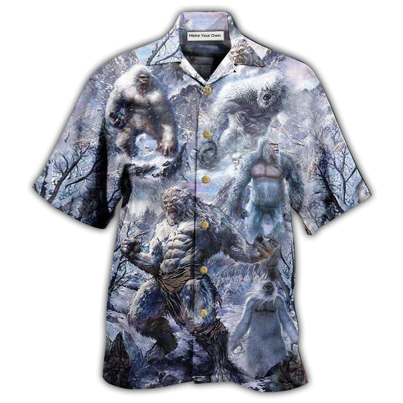 Gorilla Hawaiian Shirt For Tropical Parties Vacation Travel And Casual Summer Style