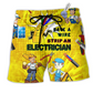 Electrician Save A Wire Stip An Electrician Beach Shorts For Thoughtful Gifting And Style