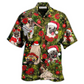 Christmas Little Pugmas Grass Hawaiian Shirt Design Detail For Sunny Adventures And Casual Wear