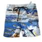 Fishing Is My Game Papa Is My Name Hawaiian Beach Shorts For Resort Trips And Casual Comfort