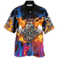 Flame Hot Rod Hawaiian Shirt For Summer Vacation Beach Travel And Casual Wear
