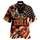 Food Barbecue Grill Hawaiian Shirt Design View For Resort Travel And Thoughtful Gifting