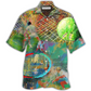 Colorful Tennis Hawaiian Shirt For Beach Parties And Weekend Getaways