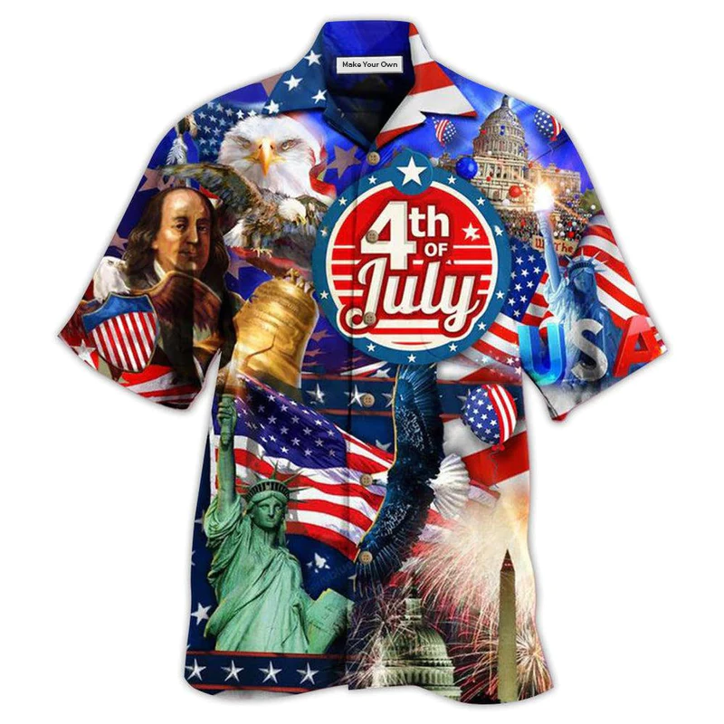 American July Hawaiian Shirt For Resort Getaways And Comfortable Summer Activities