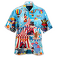 Circus Animals Hawaiian Shirt Design Detail For Sunny Adventures And Casual Wear