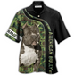 American Bully Camo Personalized Hawaiian Shirt For Poolside Relaxation And Sunny Getaways