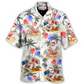 Christmas July Santa Beach Hawaiian Shirt Resort Outfit View For Summer Travel