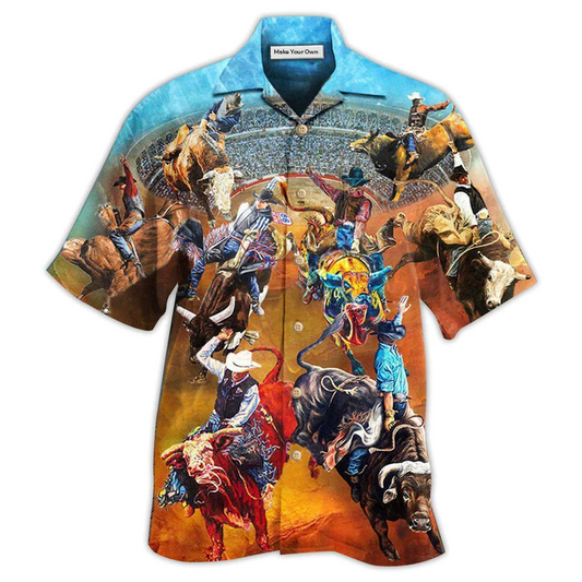 Western Country Hawaiian Shirt For Vacation Getaways Resort Wear And Casual Celebrations