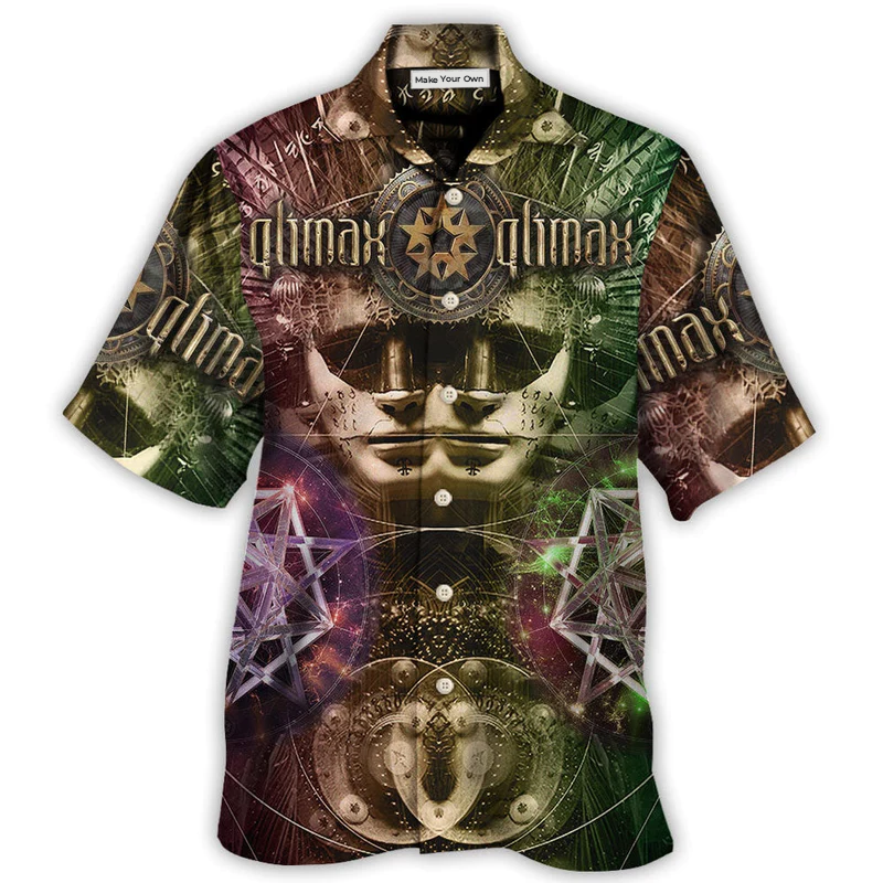 Electronic Music Festival Hawaiian Shirt Front Pattern View For Thoughtful Gifting
