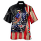 Fishing Bass American Hawaiian Shirt Design View For Resort Travel And Thoughtful Gifting
