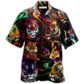 Neon Tiger Animals Amazing Hawaiian Shirt Artwork View For Weekend Travel And Beach Style