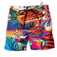 Music Where Words Fail Piano Speaks With Notes Beach Shorts For Music Lover Vacation Wear