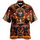 Firefighter Fire Hawaiian Shirt Design Detail For Beach Days And Holiday Travel