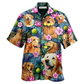 Dog Golden Retriever Hug Hawaiian Shirt For Poolside Relaxation And Sunny Getaways