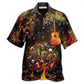 Nocturne Music Notes Hawaiian Shirt For Vacation Getaways Resort Wear And Casual Celebrations