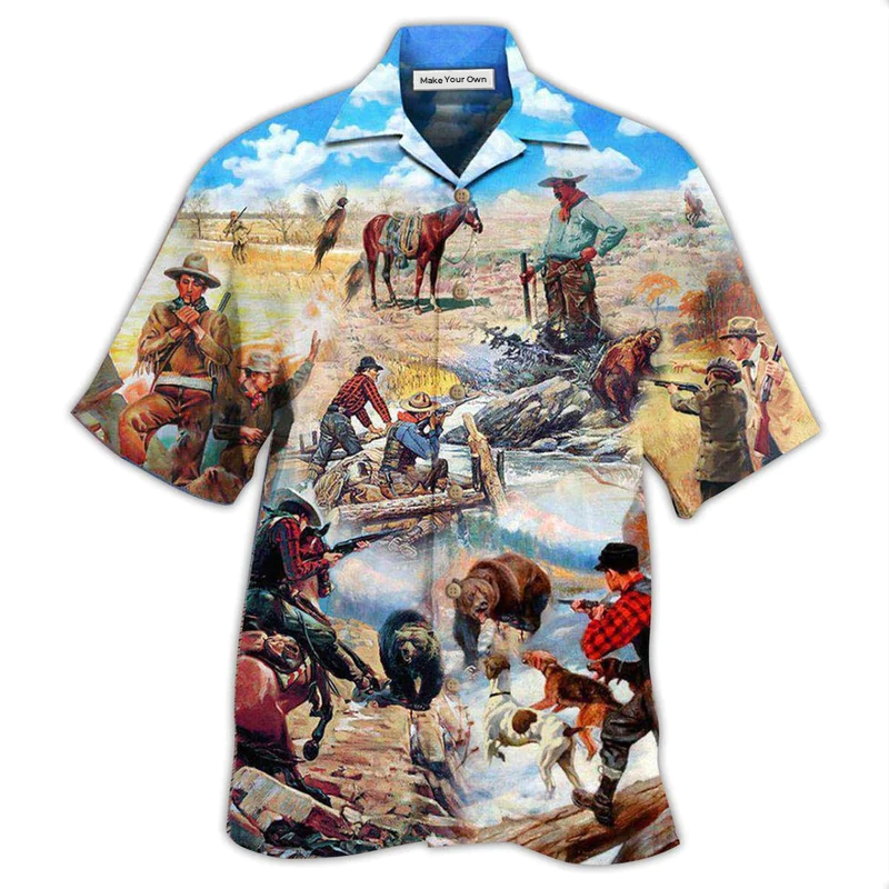 Hunting Call Late Hawaiian Shirt For Resort Getaways And Comfortable Summer Activities