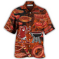 Food Sausage Party Hawaiian Shirt Pattern Detail For Summer Holidays And Outdoor Fun