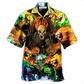 Skull And Bat Hawaiian Shirt For Tropical Escapes Resort Wear And Outdoor Celebrations