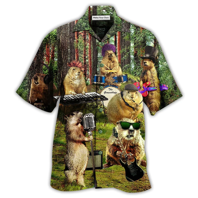 Ferret Hawaiian Shirt For Island Vacation Beach Days And Thoughtful Gifting