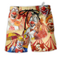 Clown Funny Happy Cool Hawaiian Print Beach Shorts For Vacation Travel And Relaxed Outdoor Comfort