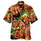BBQ Hot Salad Hawaiian Shirt Pattern View For Relaxed Warm Weather Outfits