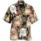 Tropical Dog Havanese Leaf Hawaiian Shirt Design View For Resort Travel And Thoughtful Gifting