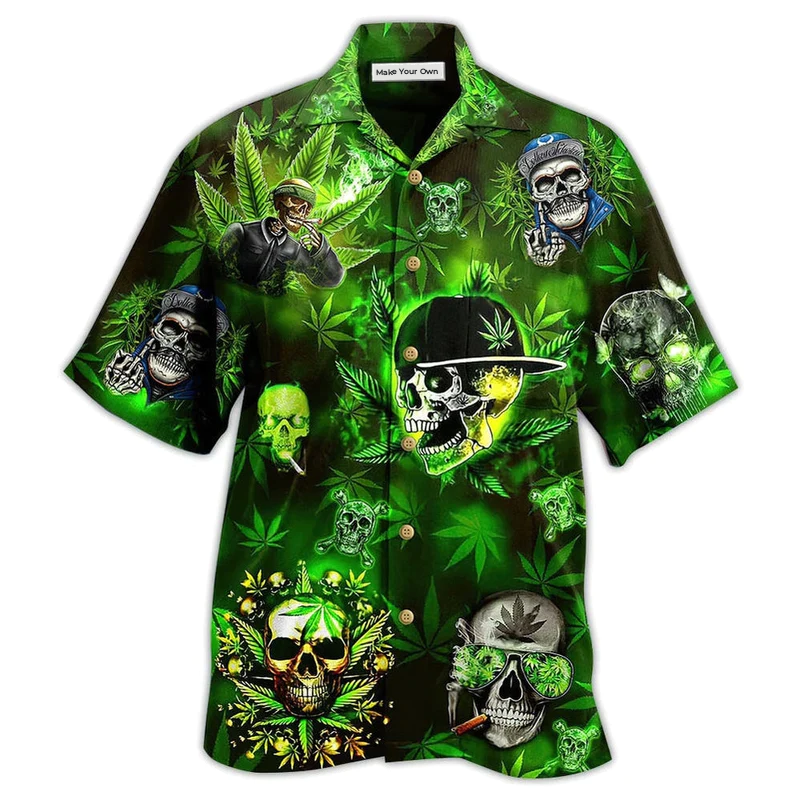 Skull Hawaiian Shirt For Resort Holidays Beach Travel And Relaxed Casual Fashion