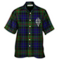 Tartan Creative Pattern Hawaiian Shirt For Coastal Travel, Casual Events, And Comfortable Summer Wear