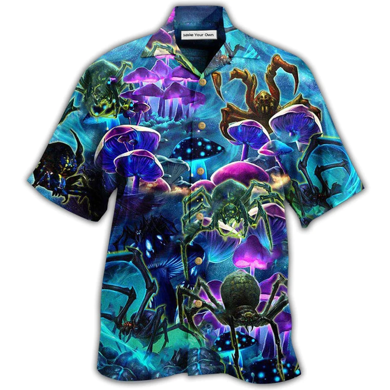 Spider Hawaiian Shirt For Warm Weather Adventures Parties And Daily Comfort
