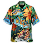 Tropical Water Rafting Outdoor Passion Hawaiian Shirt Creative Print View For Outdoor Gatherings