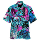 Halloween Tropical Friends Hawaiian Shirt For Beach Days, Summer Outings, And Thoughtful Gift Giving