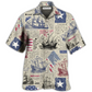 Sailing US Flag Independence Day Hawaiian Shirt For Resort Getaways And Comfortable Summer Activities