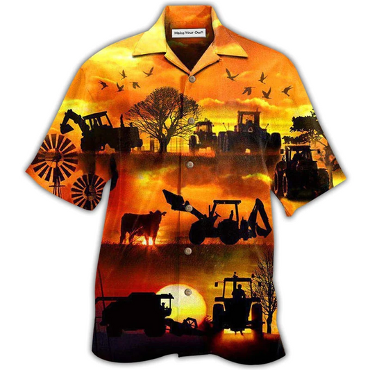 Farm Til Job Done Hawaiian Shirt For Summer Vacation And Beach Travel