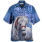 Bohemian Horse Peace Hawaiian Shirt For Poolside Relaxation And Sunny Getaways