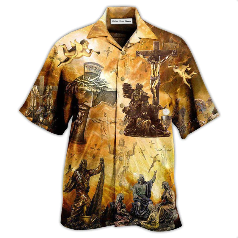 Christian Faith Hawaiian Shirt For Beach Parties Vacation Travel And Relaxed Casual Style
