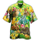Happy Easter Bunnie Hawaiian Shirt For Resort Getaways And Comfortable Summer Activities