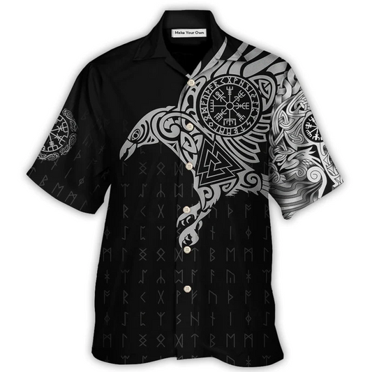 Norse Warrior Blood Amazing Hawaiian Shirt For Coastal Adventures And Warm Weather Wear